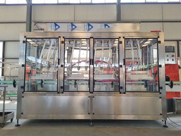 全自動(dòng)16頭直線灌裝機(jī)